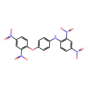 N-[4-(2,4-dinitrophenoxy)phenyl]-2,4-dinitroaniline structure