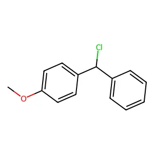Chloro(4-methoxyphenyl)phenylmethane structure