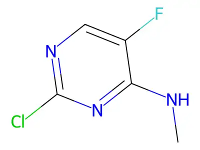 2-Chloro-5-Fluoro-N-Methylpyrimidin-4-Amine structure