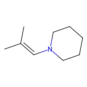 1-Piperidino-1-isobutene structure