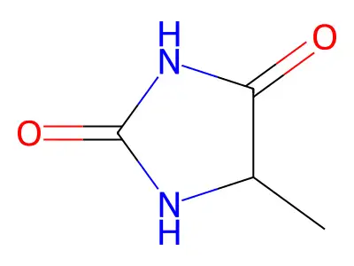 (5R)-5-methylimidazolidine-2,4-dione structure