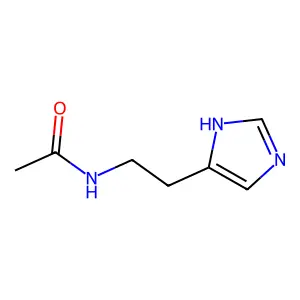 Acetylhistamine structure