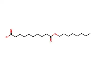 9-((Octyloxy)carbonyl)nonanoic acid structure
