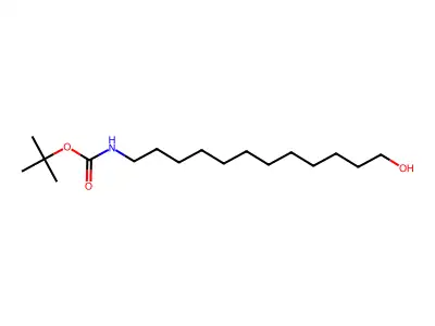 Tert-butyl N-(12-hydroxydodecyl)carbamate structure