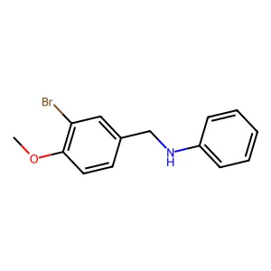 N-(3-Bromo-4-methoxybenzyl)aniline structure