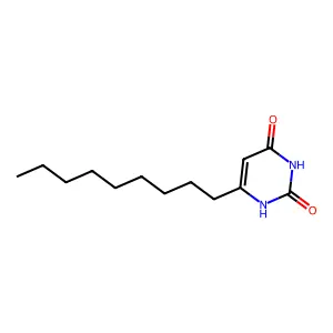 6-nonyl-1H-pyrimidine-2,4-dione structure