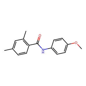 N-(4-methoxyphenyl)-2,4-dimethylbenzamide structure