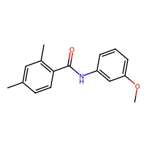 N-(3-methoxyphenyl)-2,4-dimethylbenzamide structure