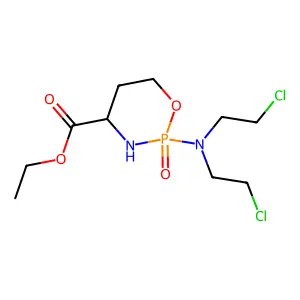 ethyl 2-[bis(2-chloroethyl)amino]-2-oxo-1,3,2 structure