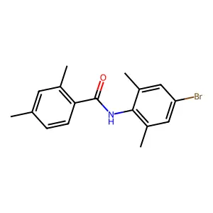 N-(4-bromo-2,6-dimethylphenyl)-2,4-dimethylbenzamide structure