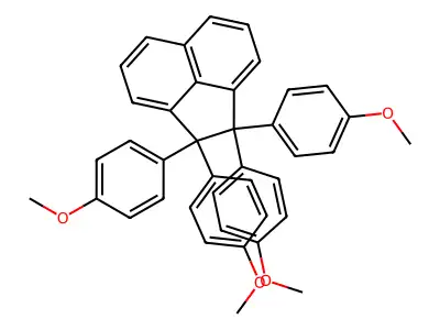 Acenaphthylene, 1,2-dihydro-1,1,2,2-tetrakis(4-methoxyphenyl)- structure