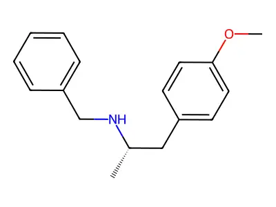 4-Methoxy-alpha-methyl-N-(phenylmethyl)benzeneethanamine structure