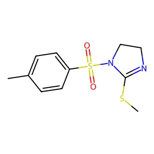 1-[(4-methylphenyl)sulfonyl]-2-(methylthio)-4,5-dihydro-1H-imidazole structure