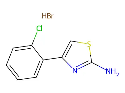 4-(2-Chlorophenyl)thiazol-2-amine hydrobromide structure