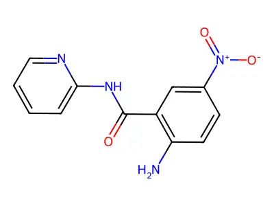 2-amino-5-nitro-N-pyridin-2-ylbenzamide structure