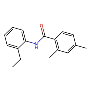 N-(2-ethylphenyl)-2,4-dimethylbenzamide structure