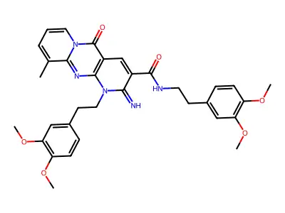 C33H35N5O6 structure