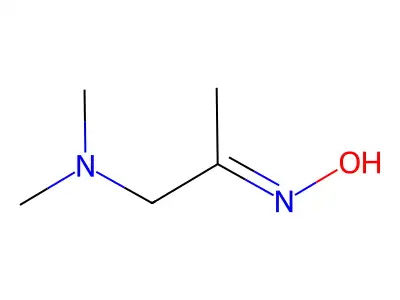 [2-(Hydroxyimino)propyl]dimethylamine structure