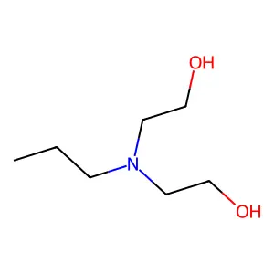 Ethanol, 2,2'-(propylimino)bis- structure