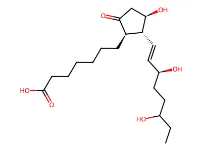 18-Hydroxy-PGE1 structure