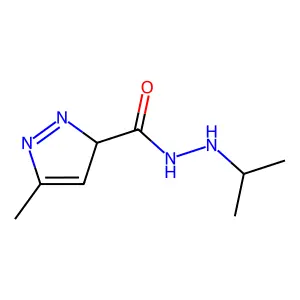 Hydrazine, 1-(5-methyl-3-pyrazolylcarbonyl)-2-isopropyl- structure