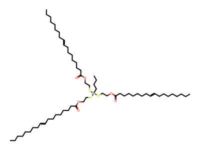 C64H120O6S3Sn structure
