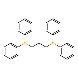1,3-双(二苯基膦)丙烷 structure
