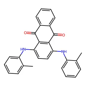 1,4-Bis((2-methylphenyl)amino)anthraquinone structure