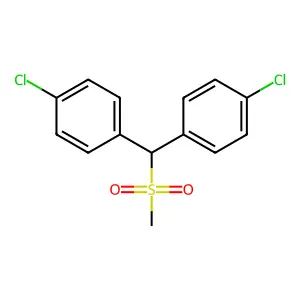 Benzene, 1,1'-((methylsulfonyl)methylene)bis(4-chloro- structure