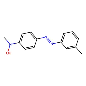 Benzenamine, N-hydroxy-N-methyl-4-((3-methylphenyl)azo)- structure