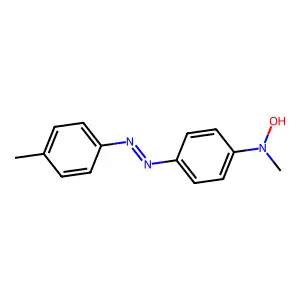 Benzenamine, N-hydroxy-N-methyl-4-((4-methylphenyl)azo)- structure