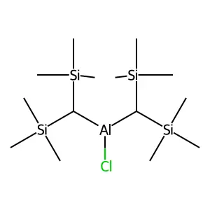 二甲基叔己基硅基氯 structure