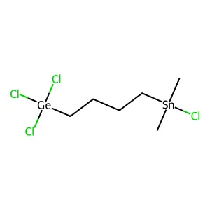 Germane, trichloro[4-(chlorodimethylstannyl)butyl]- structure