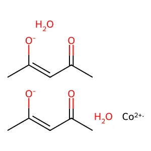 Cobaltous;4-oxopent-2-en-2-olate;dihydrate structure
