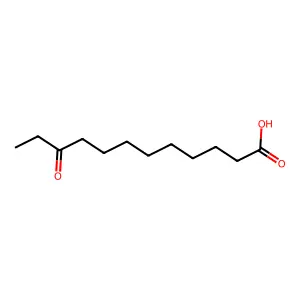 Dodecanoic acid, 10-oxo- structure