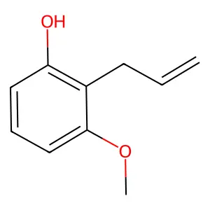 2-Allyl-3-methoxyphenol structure