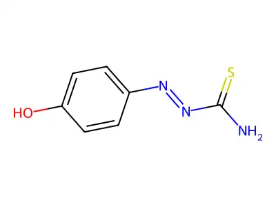 (4-Hydroxyphenyl)iminothiourea structure
