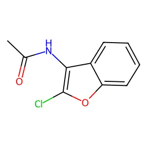N-(2-Chloro-1-benzofuran-3-yl)acetamide structure