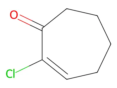 2-Chlorocyclohept-2-en-1-one structure