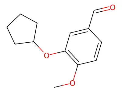 3-Cyclopentyloxy-4-methoxybenzaldehyde structure