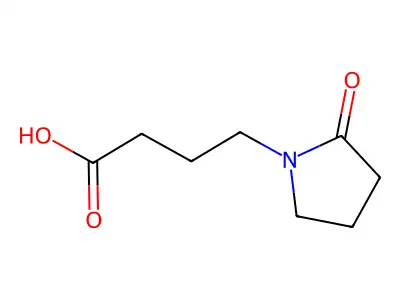 4-(2-Oxopyrrolidin-1-yl)butanoic acid structure