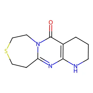 13-Thia-1,7,9-triazatricyclo[8.5.0.03,8]pentadeca-3(8),9-dien-2-one structure