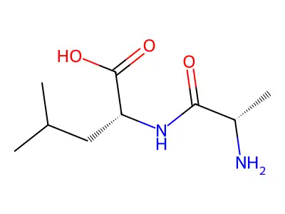 DL-Alanyl-DL-leucine structure