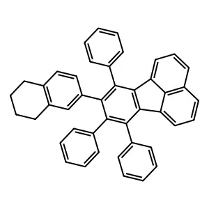 7,8,10-Triphenyl-9-(5,6,7,8-tetrahydronaphthalen-2-yl)fluoranthene structure