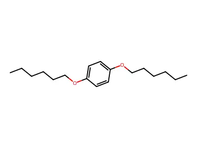 1,4-Bis(hexyloxy)benzene structure