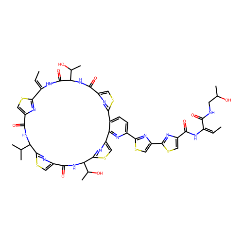 微球菌素 structure