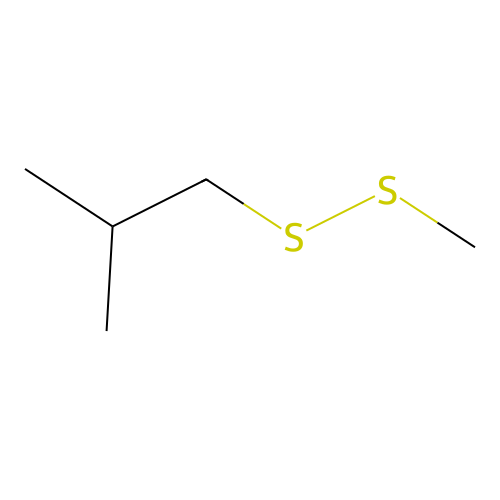 Methyl i-butyl disulfide structure