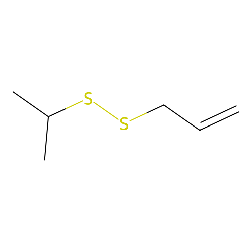 6-Methyl-4,5-dithia-1-heptene structure