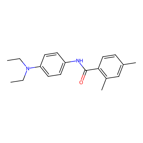 N-[4-(diethylamino)phenyl]-2,4-dimethylbenzamide structure