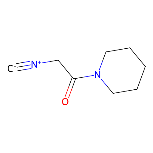 Piperidine, 1-(isocyanoacetyl)- structure
